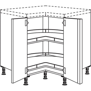 Nobilia XL-Eckschrank UEDTK90-X 37289