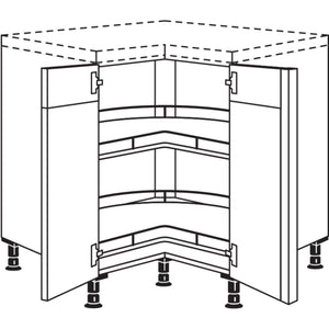 Nobilia XL-Eckschrank UETK90-X 33289