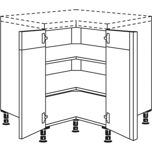 Nobilia XL-Eckschrank UTE80-X 33292