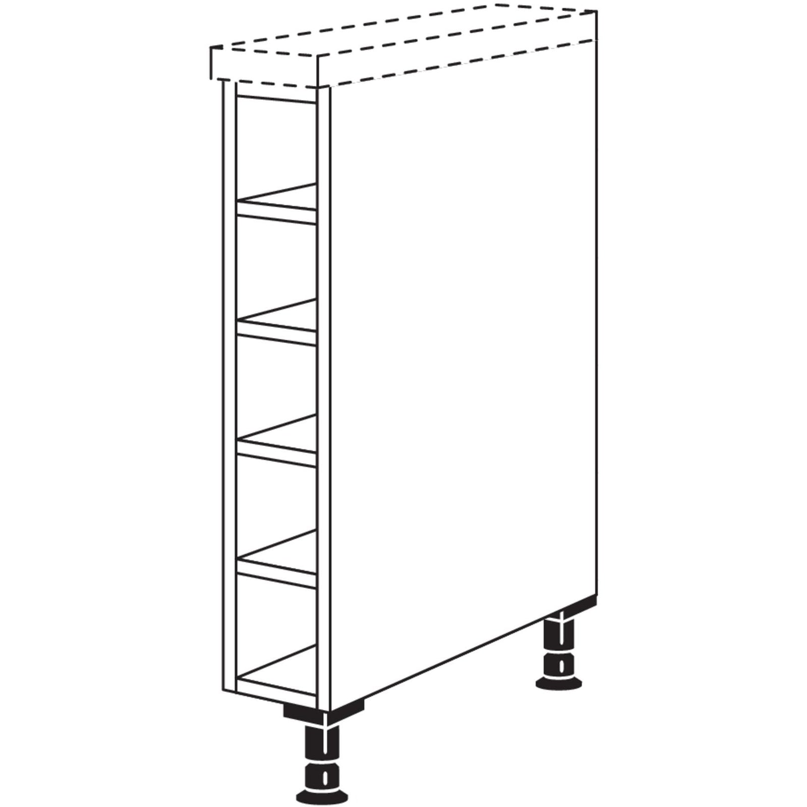nobilia XL-flessenrek URF-X 15 cm