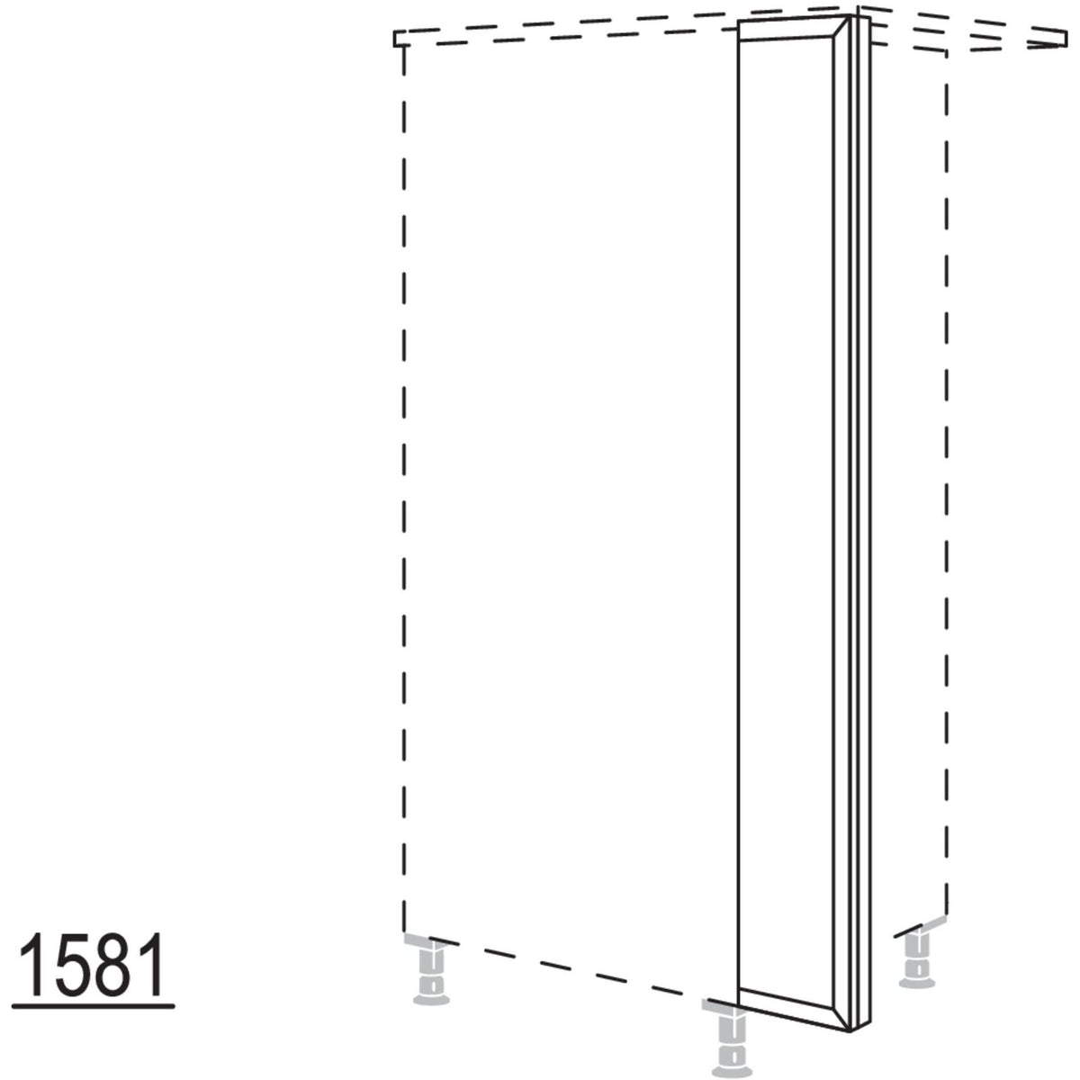 Nobilia XL-Frontpassstueck HPD20-X 32792