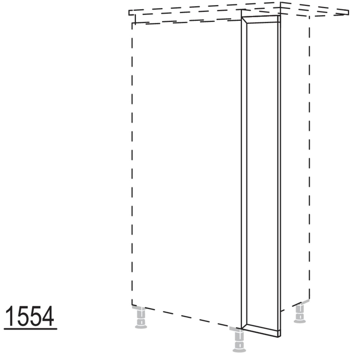 Nobilia XL-Frontpassstück NHPD20-X 53792