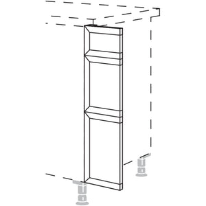 Nobilia XL-Frontpassstueck in geteilter Optik UPF-VS2A20-X 35230