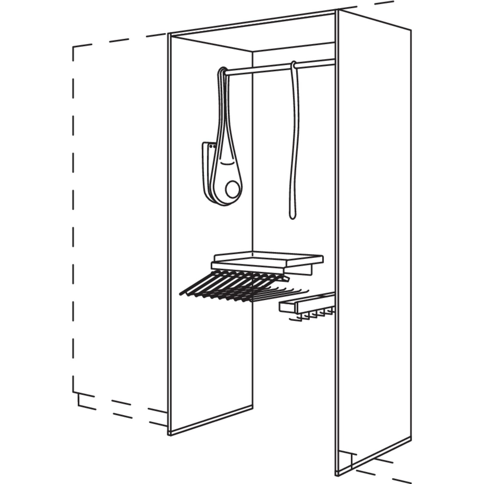 nobilia XL-elemento adicional para guardarropa HWGALHK100-2X
