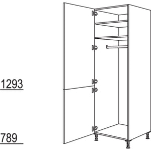 Nobilia XL-Garderobenschrank HDWG40-1X 31278