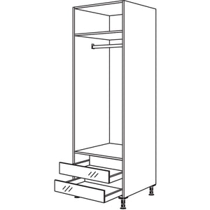 Nobilia XL-Garderobenschrank HWGAO60-1X 32206