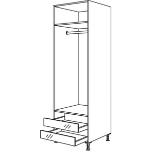 Nobilia XL-Garderobenschrank HWGAO40-2X 42205