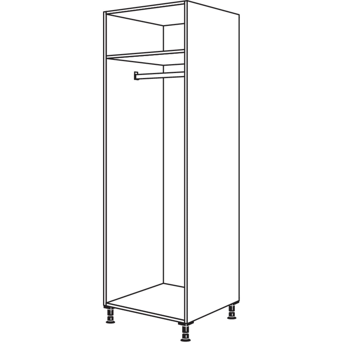 Nobilia XL-Garderobenschrank HWGO40-1X 32201