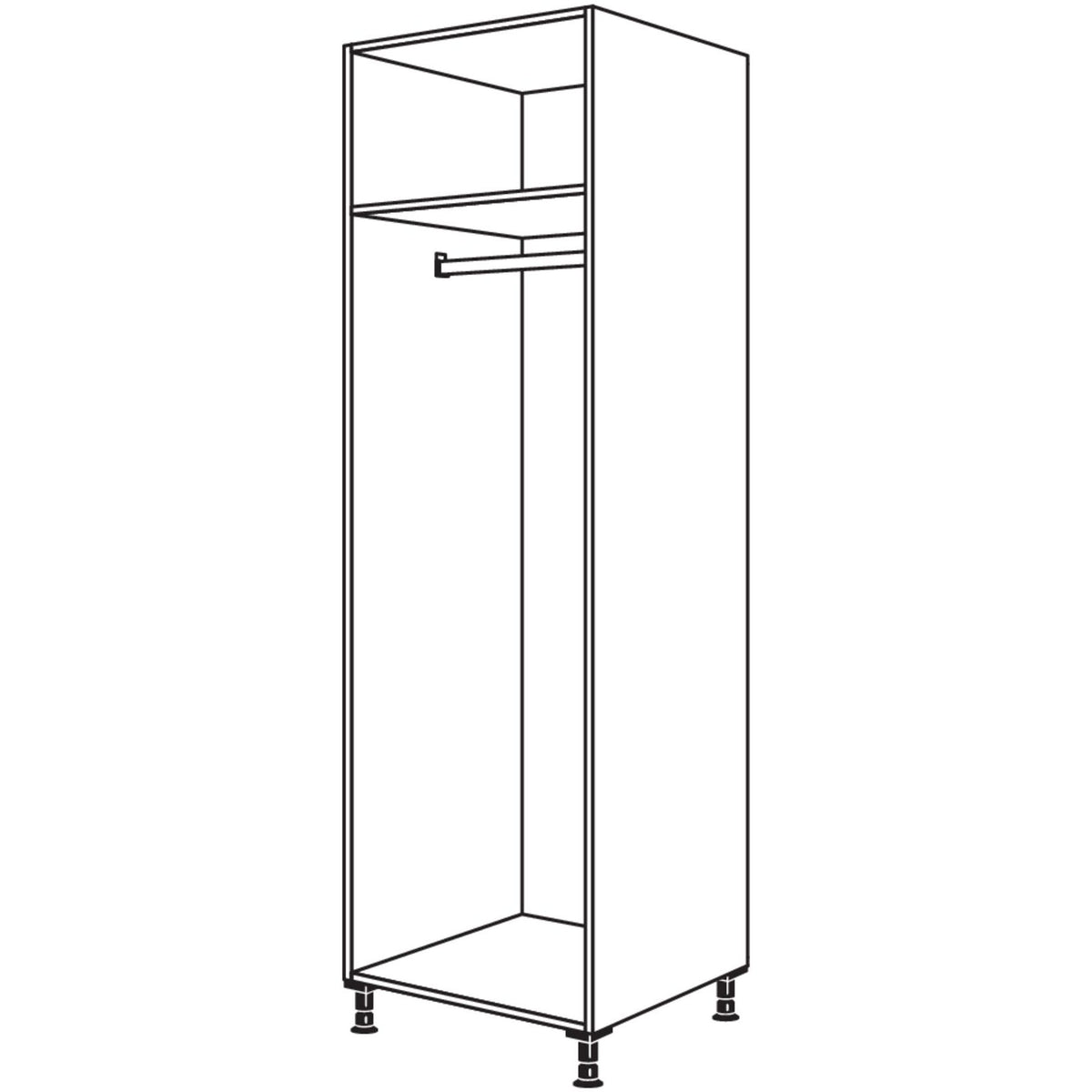Nobilia XL-Garderobenschrank HWGO60-3X 52202