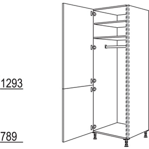 Nobilia XL-Garderobenschrank NHSWG60-1X 32195