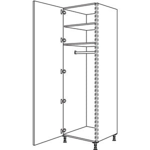 nobilia XL-Garderobenschrank NHSWGF60-3X 56958
