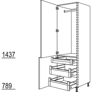 Nobilia XL-Garderobenschrank NHSWGIA40-3X 56194