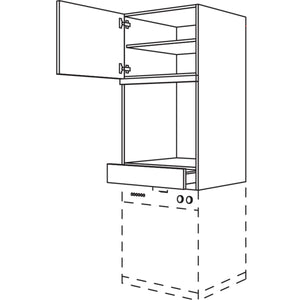 nobilia XL-Geraete-Umbau Backofen - Geschirrspueler GOGSP60-1X 34879