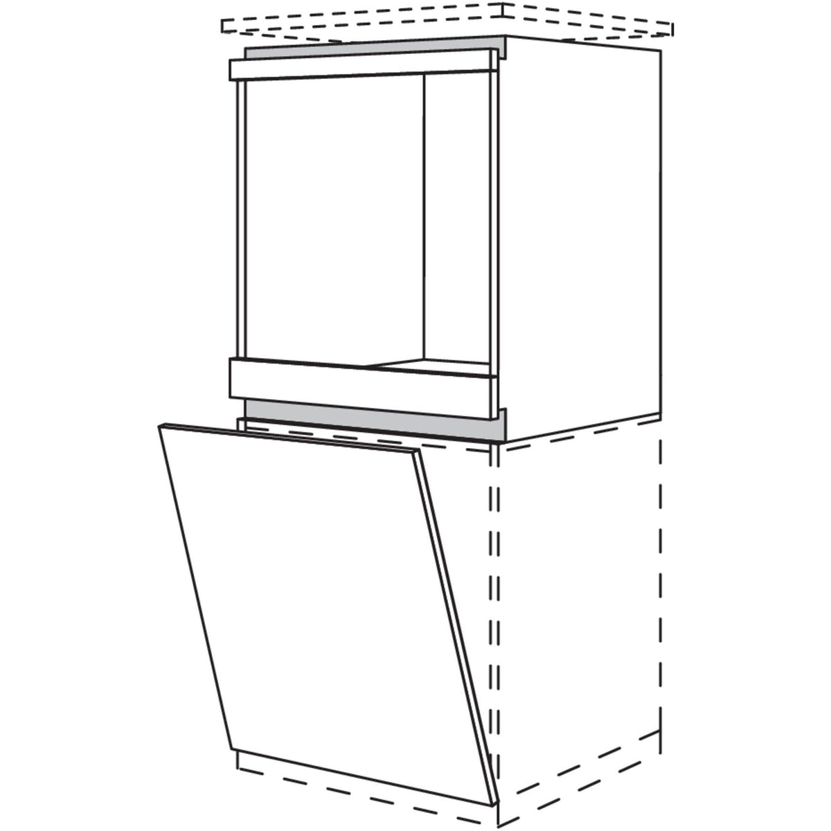 Nobilia XL-Geraete-Umbau Backofen - Geschirrspueler NGOGSP60-X 58527