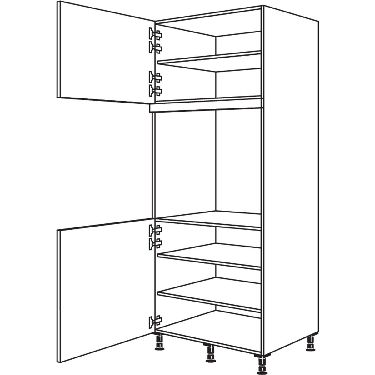 Nobilia XL-Geraete-Umbau Backofen GDAO76-2X 41806