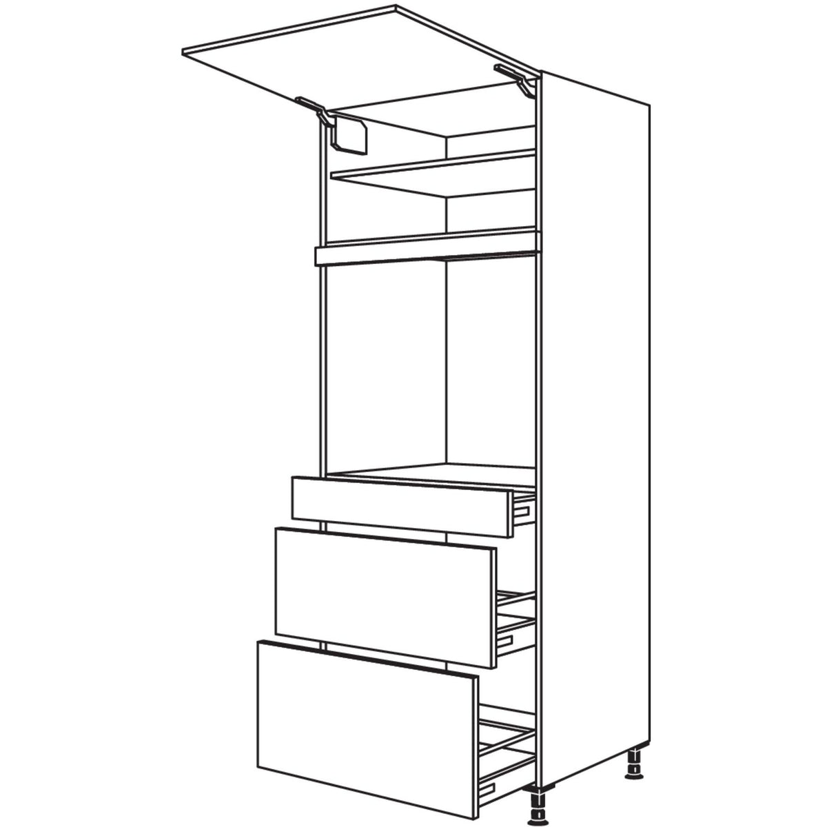Nobilia XL-Geraete-Umbau Backofen GDAOS2A76-3X 51802