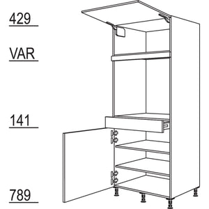 Nobilia XL-Geräte-Umbau Backofen GDAOS76-2X 41808