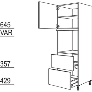 Nobilia XL-Geraete-Umbau Backofen GDO2A-1X 33710