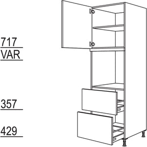 Nobilia XL-Geraete-Umbau Backofen GDO2A-2X 41710