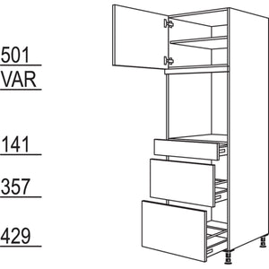 Nobilia XL-Geraete-Umbau Backofen GDOS2A-1X 32709