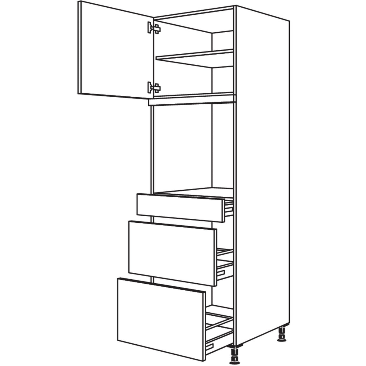 Nobilia XL-Geraete-Umbau Backofen GDOS2A-2X 41709