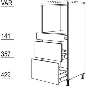 Nobilia XL-Geraete-Umbau Backofen GDOS2A-X 34446