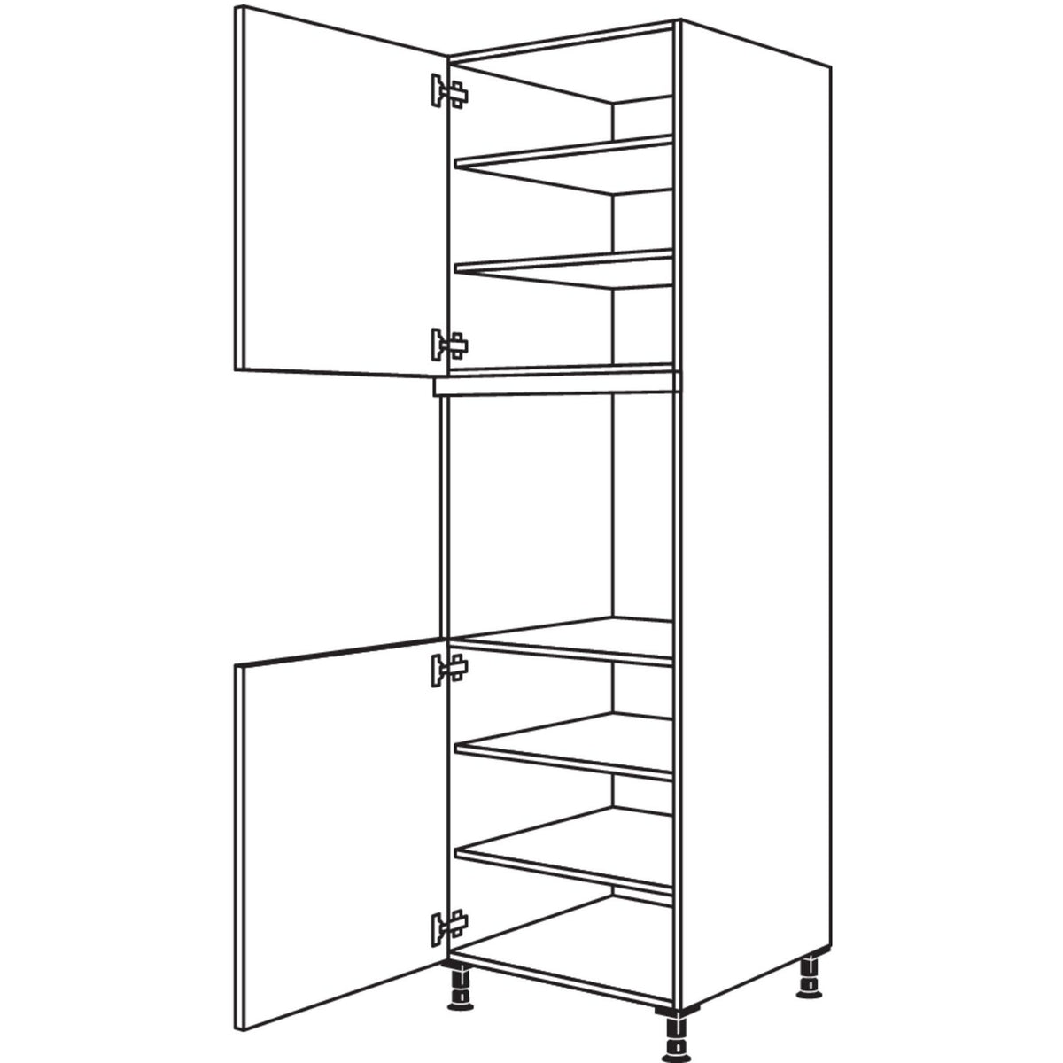 Nobilia XL-Geraete-Umbau Backofen GO-3X 52704