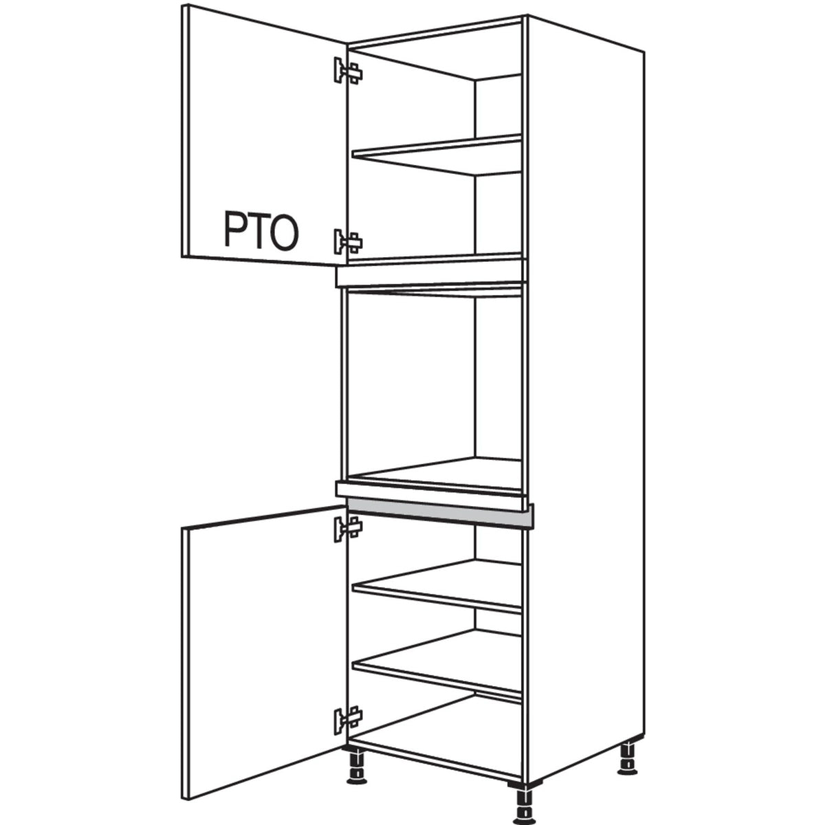 nobilia XL-Geraete-Umbau Backofen LGO-3X 53530