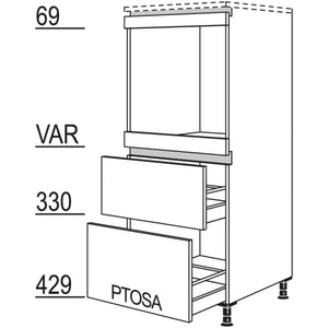 nobilia XL-Geraete-Umbau Backofen LGO2A-X 53408