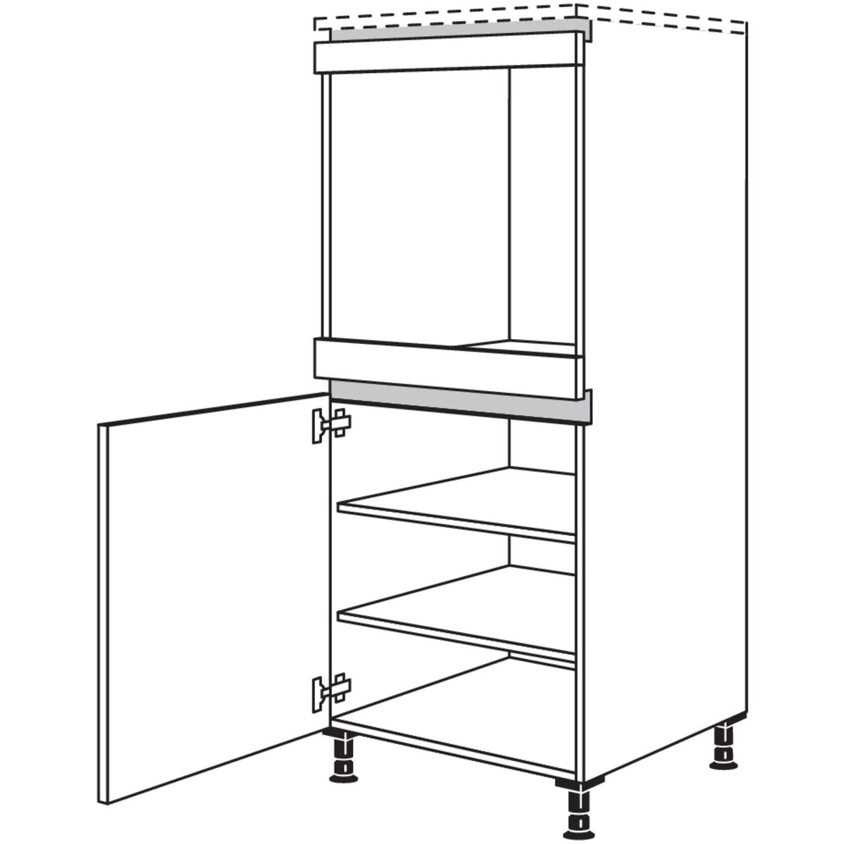 Nobilia XL-Geraete-Umbau Backofen NGO-X 53401