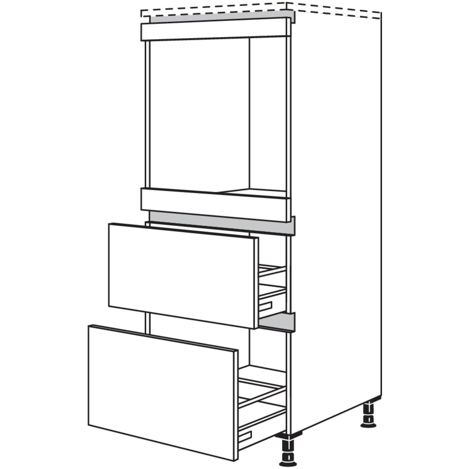 nobilia XL-reconstrucción de electrodomésticos horno NGO2A-X 60 cm