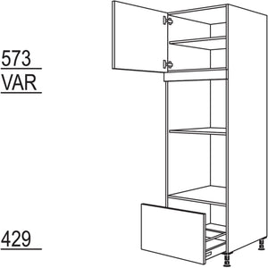 Nobilia XL-Geraete-Umbau Backofen und Dampfgarer - Kompaktgeraet GDDKOA-2X 41716