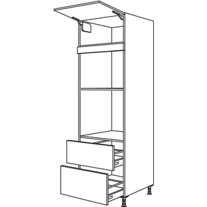 Nobilia XL-Geraete-Umbau Backofen und Dampfgarer - Kompaktgeraet GDKO2A-2X 41719