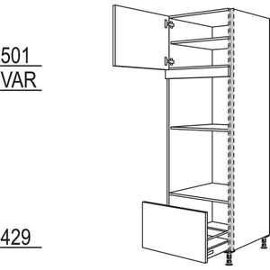 Nobilia XL-Geraete-Umbau Backofen und Dampfgarer - Kompaktgeraet NGSDKOA-1X 34934