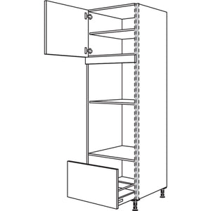 Nobilia XL-Geraete-Umbau Backofen und Dampfgarer - Kompaktgeraet NGSDKOA-2X 45934