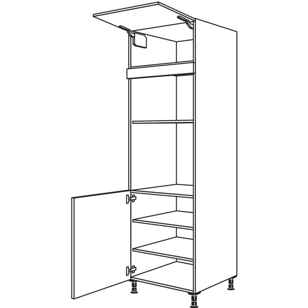 Nobilia XL-Geraete-Umbau Backofen und Mikrowelle GDMO-3X 52711