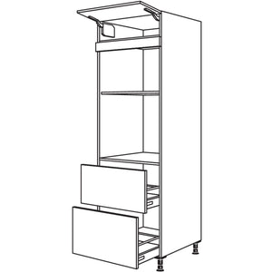 Nobilia XL-Geraete-Umbau Backofen und Mikrowelle GDMO2A-1X 33717