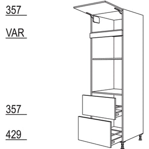 Nobilia XL-Geraete-Umbau Backofen und Mikrowelle GDMO2A-3X 52717