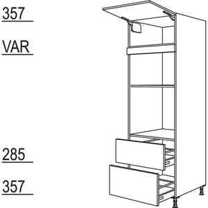 Nobilia XL-Geraete-Umbau Backofen und Mikrowelle GMO2A-1X 35718