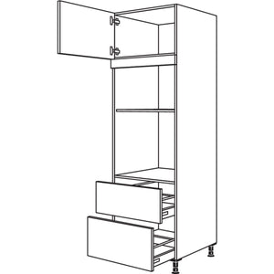 Nobilia XL-Geraete-Umbau Backofen und Mikrowelle GMO2A-2X 41718