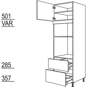Nobilia XL-Geraete-Umbau Backofen und Mikrowelle GMO2A-3X 52718