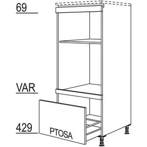 nobilia XL-Geraete-Umbau Backofen und Mikrowelle LGMOA-X 53410