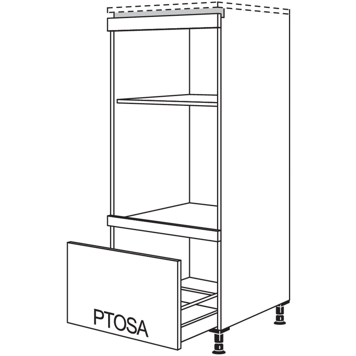 nobilia XL-Geraete-Umbau Backofen und Mikrowelle LGMOA-X 53410