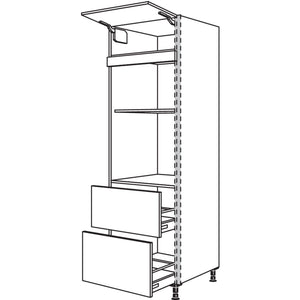 Nobilia XL-Geraete-Umbau Backofen und Mikrowelle NGSMO2A-2X 45935