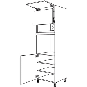 Nobilia XL-Geraete-Umbau Backofen und Mikrowelle mit Lifttuer GDLO-3X 51748