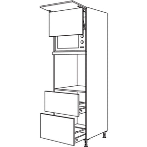 Nobilia XL-Geraete-Umbau Backofen und Mikrowelle mit Lifttuer GDLO2A-2X 40749