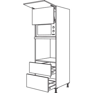 Nobilia XL-Geraete-Umbau Backofen und Mikrowelle mit Lifttuer GLO2A-1X 32726