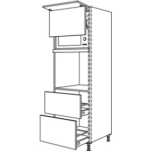 Nobilia XL-Geraete-Umbau Backofen und Mikrowelle mit Lifttuer NGSLO2A-1X 31926