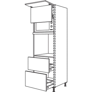 Nobilia XL-Geraete-Umbau Backofen und Mikrowelle mit Lifttuer NGSLO2A-2X 45926