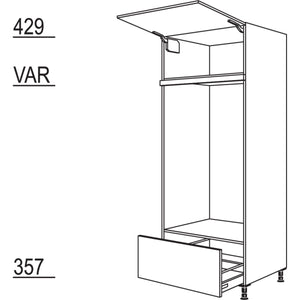Nobilia XL-Geräte-Umbau Doppel- Backofen GDAODA76-2X 41810